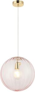 Φωτιστικό Οροφής Diana 4294302 Φ30x150cm 1xE27 40W Pink-Gold Viokef