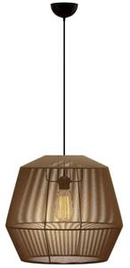 Φωτιστικό Οροφής MEC-80347BROWN Φ39x120cm 1xΕ27 40W Brown Aidonitsa