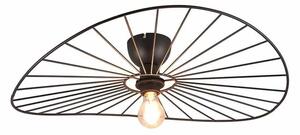 Φωτιστικό Οροφής - Πλαφονιέρα Chapeau R61451032 E27 15,4x60cm Black RL Lighting