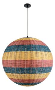 Φωτιστικό Οροφής Κρεμαστό Caballeros 02063 Boho 1xE27 IP20 70x70cm Multi GloboStar