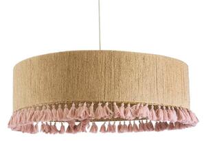 Φωτιστικό Οροφής Κρεμαστό Puertorico 02097 Boho 3xE27 IP20 80x27cm Beige-Pink GloboStar