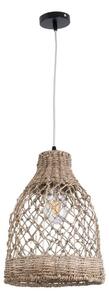 Φωτιστικό Οροφής Κρεμαστό Ecuador 02118 Boho 1xE27 IP20 25x35cm Beige GloboStar