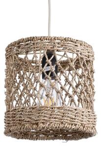 Φωτιστικό Οροφής Κρεμαστό Ecuador 02120 Boho 1xE27 IP20 20x20cm Beige GloboStar