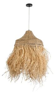 Φωτιστικό Οροφής Κρεμαστό Portoferraio 02185 Boho 1xE27 IP20 50x80cm Beige GloboStar