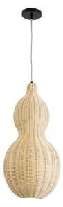 Φωτιστικό Οροφής Κρεμαστό Kingstown 02168 Boho 1xE27 IP20 30x60cm Beige GloboStar