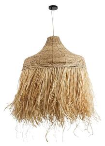 Φωτιστικό Οροφής Κρεμαστό Negril 02186 Boho 1xE27 IP20 80x120cm Beige GloboStar