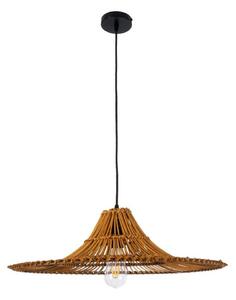 Φωτιστικό Οροφής Κρεμαστό Palermo 02310 Boho 1xE27 IP20 60x18cm Beige GloboStar