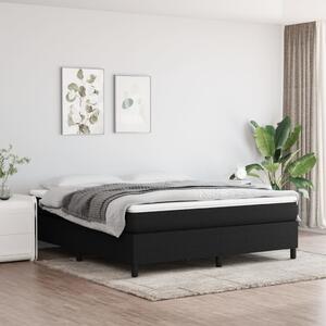 VidaXL Πλαίσιο Κρεβατιού Boxspring Μαύρο 180x200 εκ. Υφασμάτινο