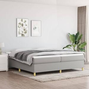 VidaXL Πλαίσιο Κρεβατιού Boxspring Ανοιχτό Γκρι 200x200 εκ. Υφασμάτινο