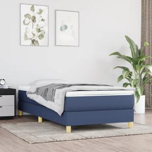 VidaXL Πλαίσιο Κρεβατιού Boxspring Μπλε 80 x 200 εκ. Υφασμάτινο