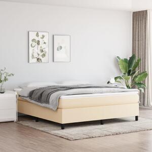 VidaXL Πλαίσιο Κρεβατιού Boxspring Κρεμ 160x200 εκ. Υφασμάτινο