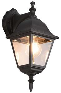 Φωτιστικό Τοίχου - Απλίκα Livenza 205767132 14x19x34cm 1xE27 60W Black Trio Lighting