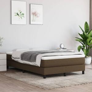 VidaXL Πλαίσιο Κρεβατιού Boxspring Σκούρο Καφέ 120x200 εκ. Υφασμάτινο