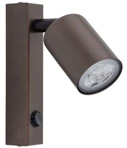 Φωτιστικό Τοίχου - Απλίκα Top 4872 11x14,5x22cm 1xGu10 10W Brown TK Lighting