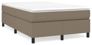 VidaXL Κρεβάτι Boxspring με Στρώμα Taupe 120x200 εκ. Υφασμάτινο