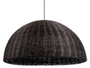 Φωτιστικό Οροφής Montana 02382 Φ80x40cm 1xE27 IP20 Dark Brown GloboStar