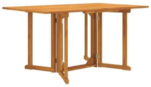 VidaXL Τραπέζι Κήπου Butterfly Πτυσσόμενο 150x90x75 εκ. Μασίφ Teak