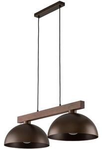 Φωτιστικό Οροφής - Ράγα Oslo 4507 83x33,5x120cm 2xΕ27 15W Brown-Natural TK Lighting