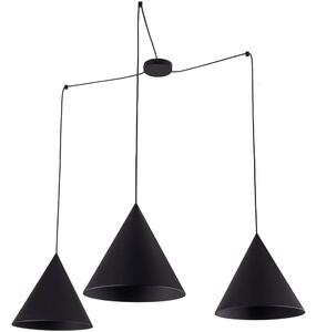 Φωτιστικό Οροφής Cono 6629 400x400x200cm 3xE27 15W Black TK Lighting