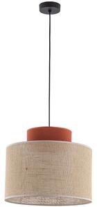 Φωτιστικό Οροφής Duo 2785 Φ38x170cm 1xE27 15W Brown-Natural TK Lighting