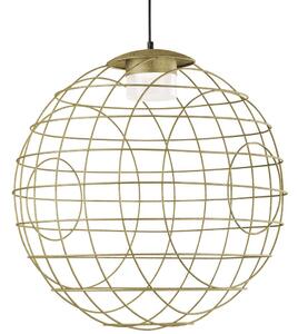 Φωτιστικό Οροφής Κρεμαστό 01488 GX53 10W LED 3000K D.40cm Oxidized Gold Luma