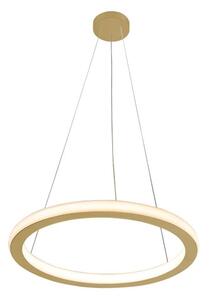 Φωτιστικό Οροφής Κρεμαστό 01381-03 32W LED 3000K 2550Lm D40cm Gold Luma