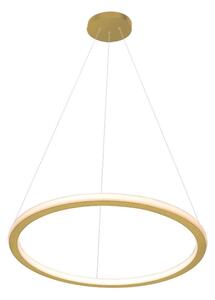 Φωτιστικό Οροφής Κρεμαστό 01381-04 46W LED 3000K 3680Lm D60cm Gold Luma