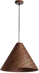 Φωτιστικό Οροφής VK/03329/PE/DW/61 Φ61x200cm E27 20W Walnut VKLed