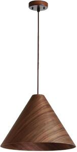 Φωτιστικό Οροφής VK/03329/PE/DW/45 Φ45x200cm E27 20W Walnut VKLed