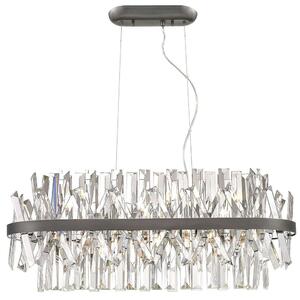 Φωτιστικό Οροφής - Ράγα Veronica 4315300 81x143cm 8xG9 28W Clear-Silver Viokef