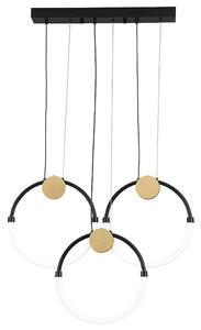 Φωτιστικό Οροφής - Ράγα Briana 4314900 63x154,5cm Led 1809lm 29W 3000K Black-Gold Viokef