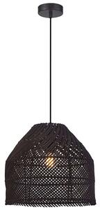 Φωτιστικό Οροφής Mallonca 4304201 Φ34,5x150cm 1xE27 40W Black Viokef