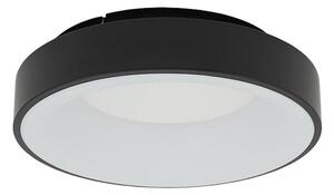 Φωτιστικό Οροφής - Πλαφονιέρα Nikki Round 11210 38x9,5cm 32W Led 4000K Black Nowodvorski