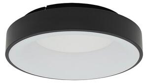 Φωτιστικό Οροφής - Πλαφονιέρα Nikki Round 11206 38x9,5cm 32W Led 3000K Black Nowodvorski