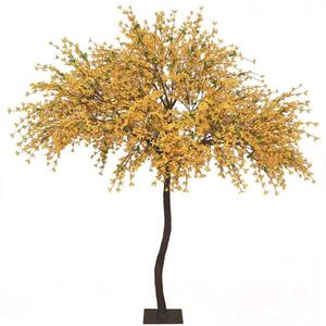 Τεχνητό Δέντρο Γιασεμί 04-00-22013 180cm Brown-Yellow Marhome