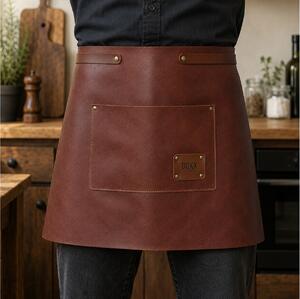 Δερμάτινη Ποδιά Μέσης Doxx Amsterdam Smooth Leather Waist Apron με ρυθμιζόμενα λουράκια - Chestnut