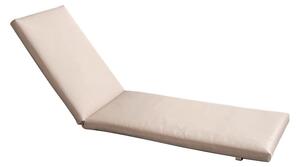 SUNLOUNGER ΜΑΞΙΛΑΡΙ ΞΑΠΛΩΣΤΡΑΣ PVC ΜΠΕΖ ΜΕ ΦΕΡΜΟΥΑΡ & VELCRO (FOAM+POLYESTER)