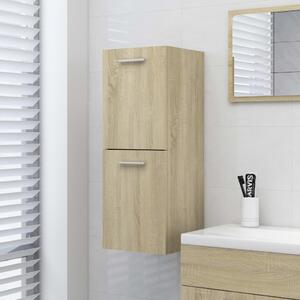 VidaXL Στήλη Μπάνιου Sonoma Δρυς 30 x 30 x 80 εκ. από Μοριοσανίδα