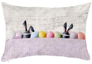 Μαξιλάρι Easter Cushion 06 Με Γέμιση White-Purple Saint Clair