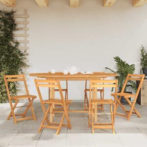 VidaXL Τραπέζι Κήπου Επεκτεινόμενο 110-160x80x75 εκ. Μασίφ Ξύλο Teak