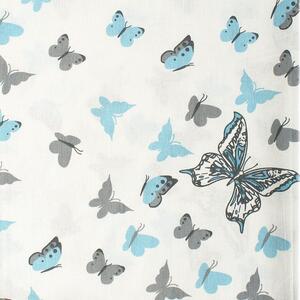 Παπλωματοθήκη Βρεφική Butterfly 56 Sky blue DimCol