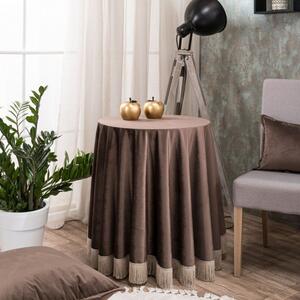 Ροτόντα Με Κρόσσι Velvet 03 Brown Teoran