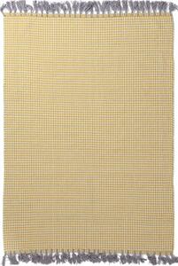 Χαλί Urban Cotton Kilim Houndstooth Yellow Royal Carpet