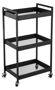Τρόλεϊ/Ραφιέρα 3 Θέσεων (43.5x30.5x79.5) Estia Modus Black