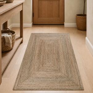 Χαλί Διαδρόμου (80x150) Pol Rugs & Mats Jute Grey Natural