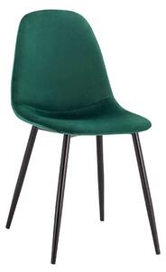 Καρέκλα Leonardo HM00100.23 45x53x85Υcm Forest Green Σετ 4τμχ