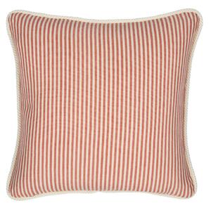 Μαξιλάρι Διακοσμητικό (Με Γέμιση) Rhubarb Stripe Lc40117 50X50Cm White-Red Mindthegap