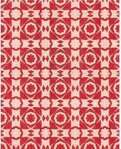 Ταπετσαρία Aegean Tiles Wp30052 52X1000Cm White-Red Mindthegap