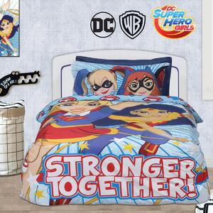 Παπλωματοθήκη Μονή (Σετ 160x240) Das Home Super Hero Girls 5005