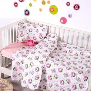 Σεντόνια Κούνιας (Σετ) Sb Home Baby Elvin Pink